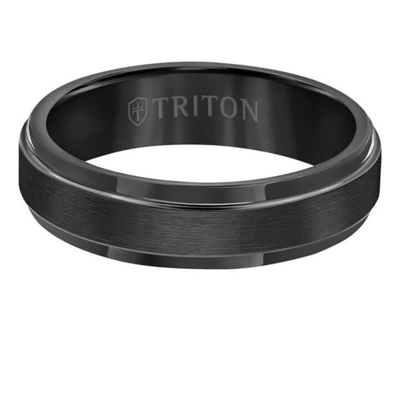 TRITON Men’s Size 9 Band-Perfect Condition 6mm Wide Ring - Picture 3 of 7